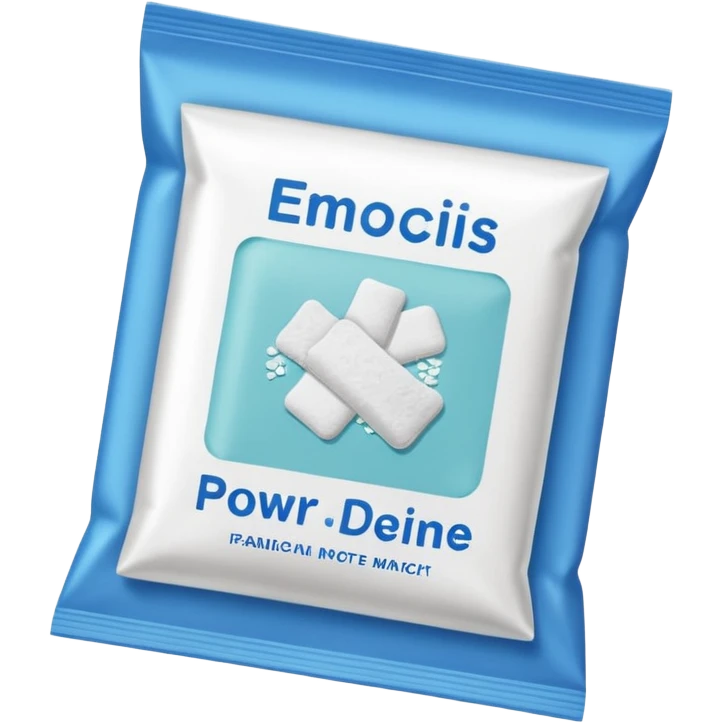 powdered medicine packet emoji