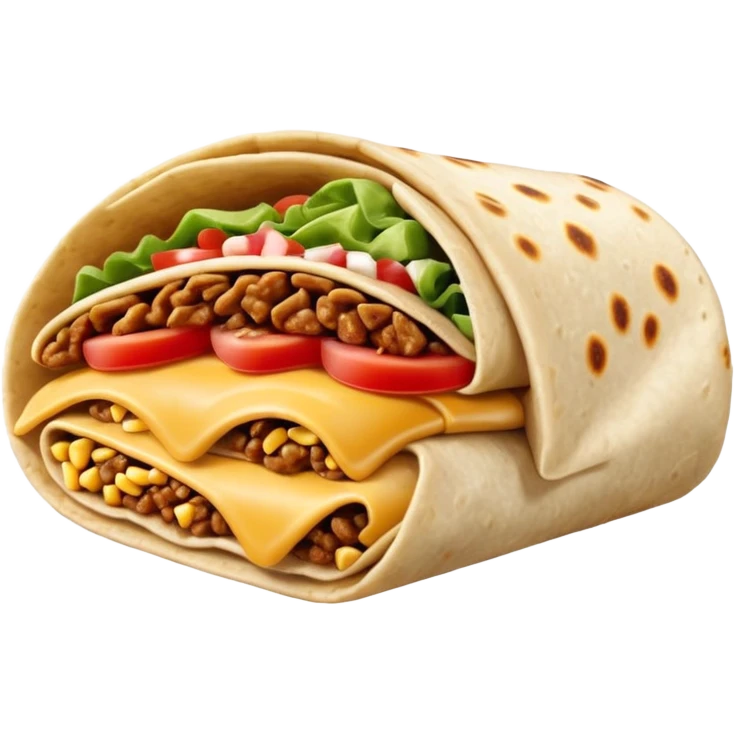 folded snacks,burrito sandwich emoji
