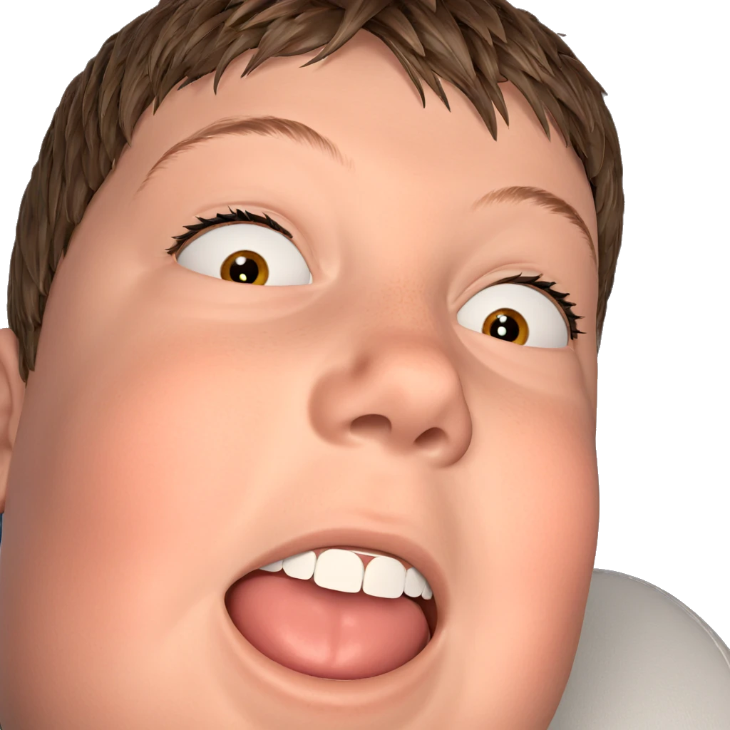 brown haired boy portrait emoji