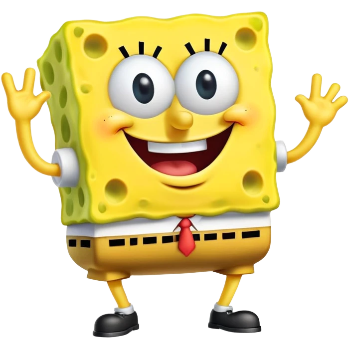 SpongeBob SquarePants character twerking emoji