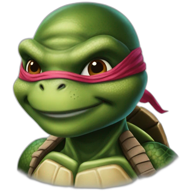 ninja turtle hyper realistic emoji