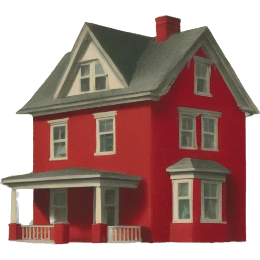 red house 1940s emoji