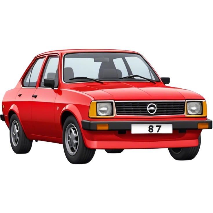 1977 red Opel Ascona emoji