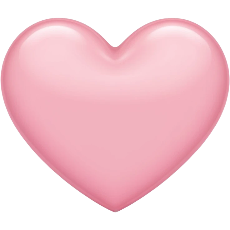 Light pink heart emoji