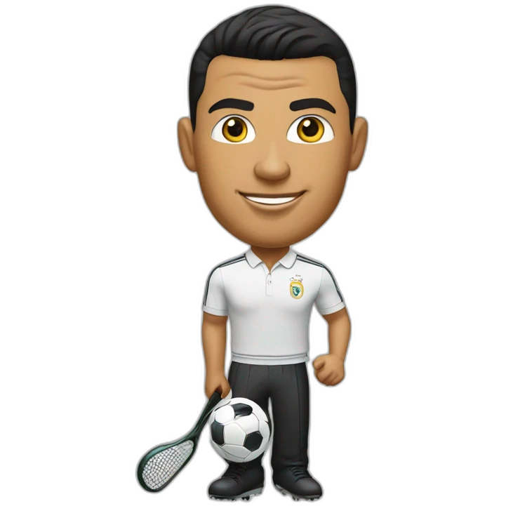 Ronaldo sur caddies emoji