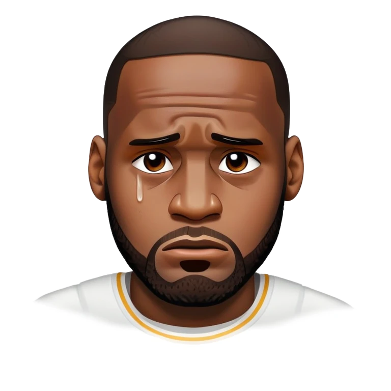 lebron james crying  emoji