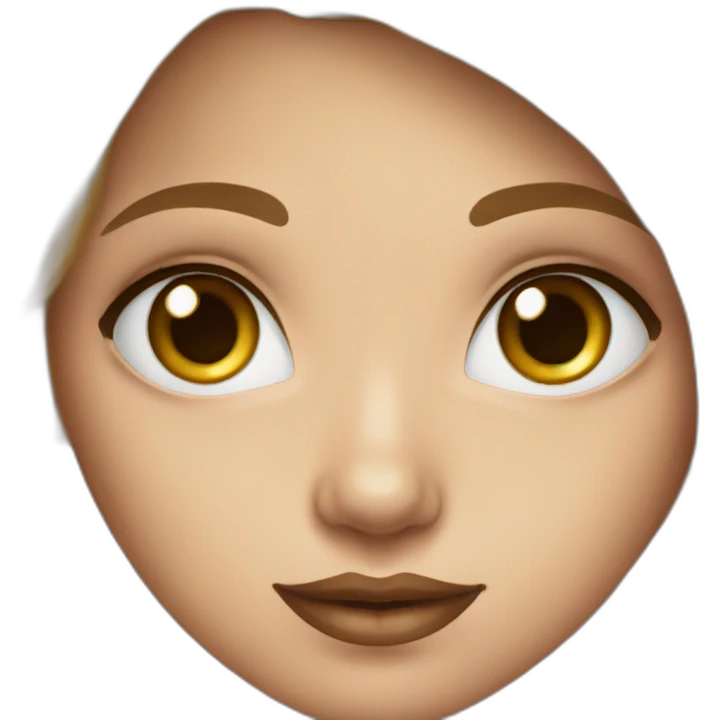 girl-tattoo-master-with-brown-hear-and_blue-eyes emoji