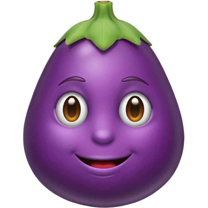 Eggplant head emoji