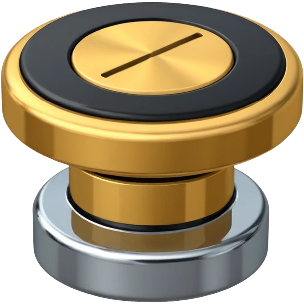 volume knob, straight on view emoji