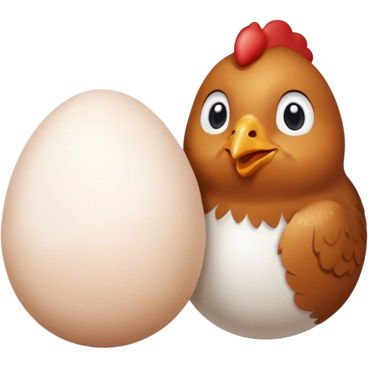 chicken and egg emoji