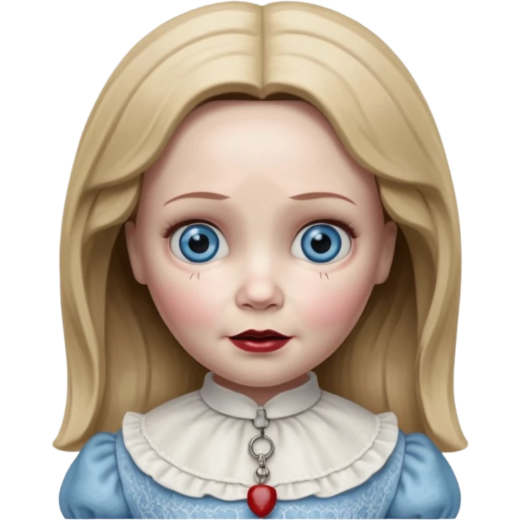 Annabelle doll from The Conjuring movie emoji