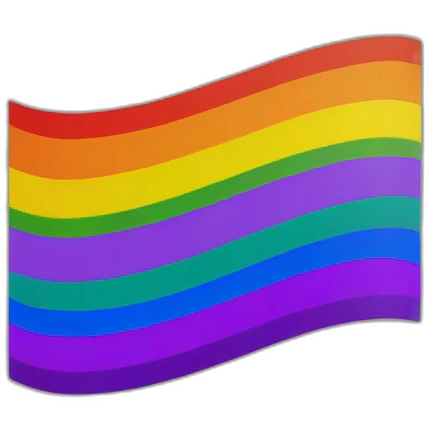 Drapeau lgbt pallete emoji