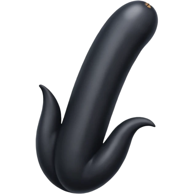 Big black penis emoji