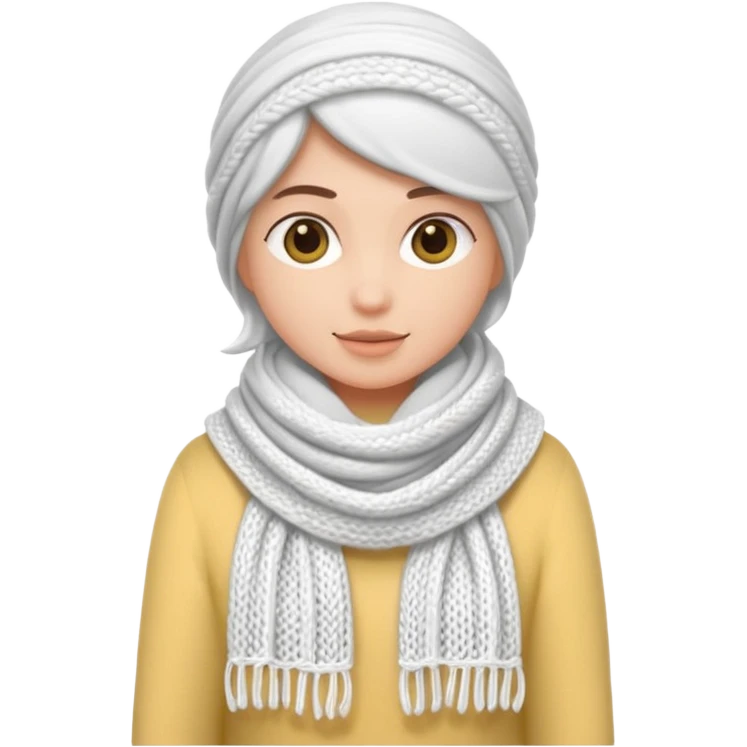 scarf: blanca emoji