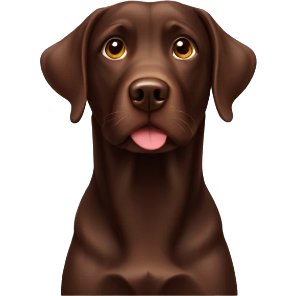 chocolate lab emoji
