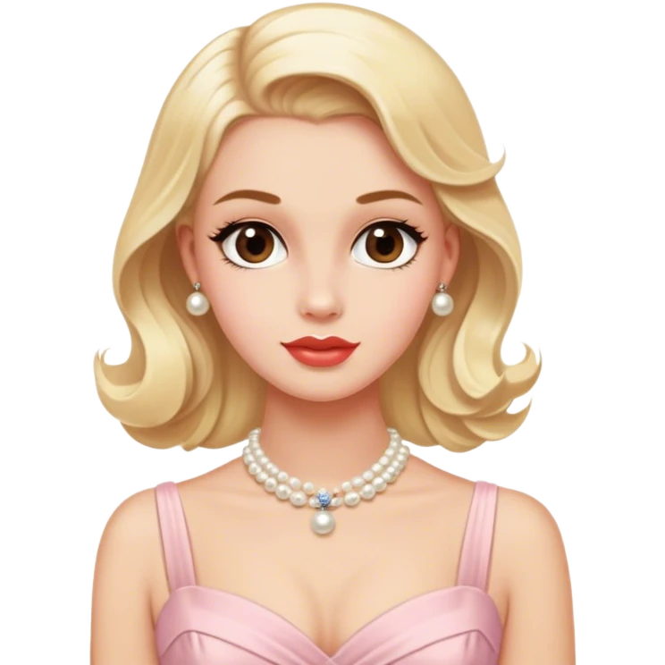blonde model with brown eyes, 1950's honeymoon  emoji