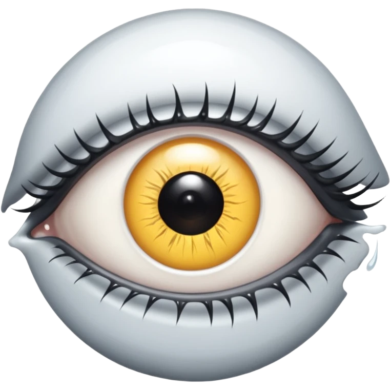 White only Eye,s emoji