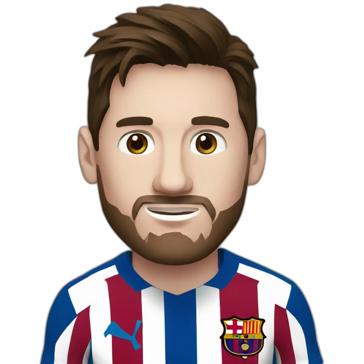 Messi with yod emoji