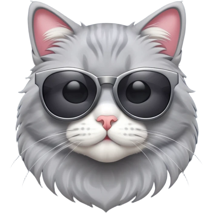 Cat wearing sunglasses emoji