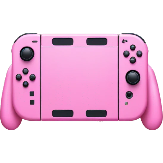 Pink Nintendo switch emoji