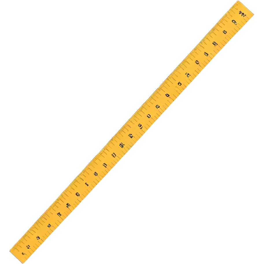 centimetre ruler floating emoji