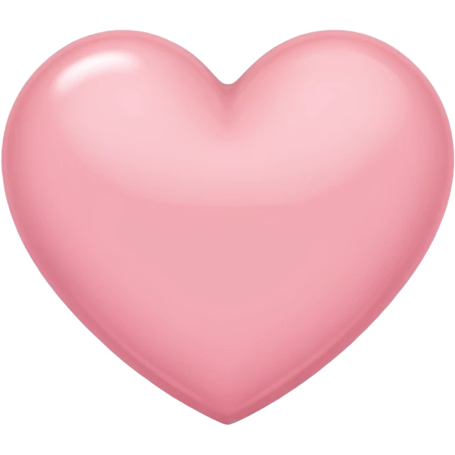 a light pink heart emoji
