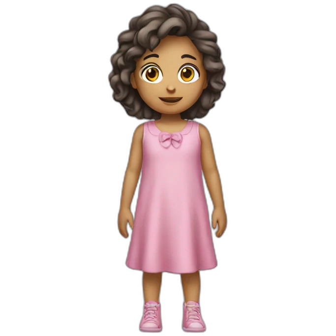NIÑA CON ENTERIZO emoji