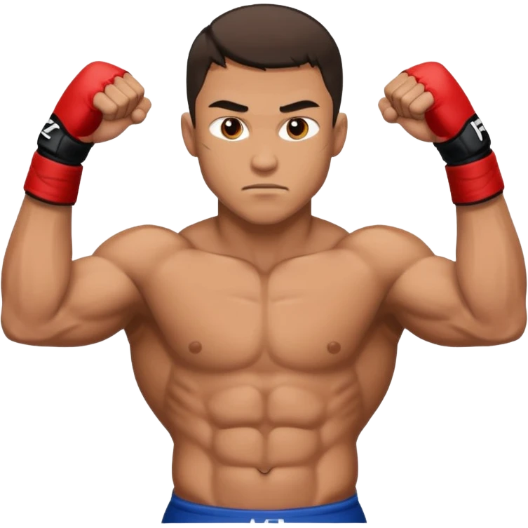 MMA fighter emoji
