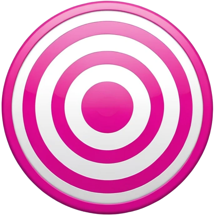 pink target emoji