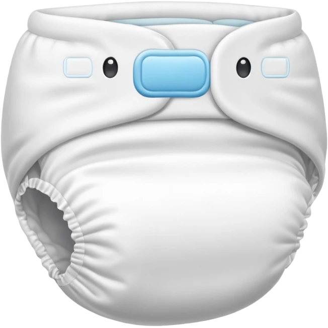 1 diaper very plain emoji