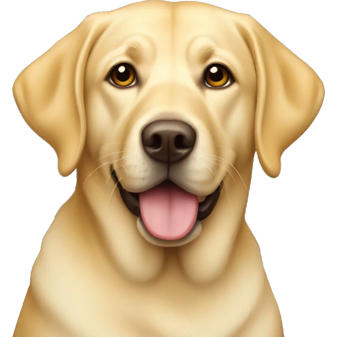 Yellow lab emoji