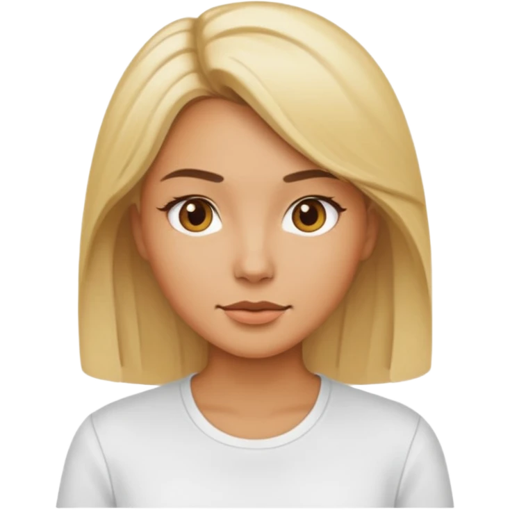 blonde horse with ssirt emoji