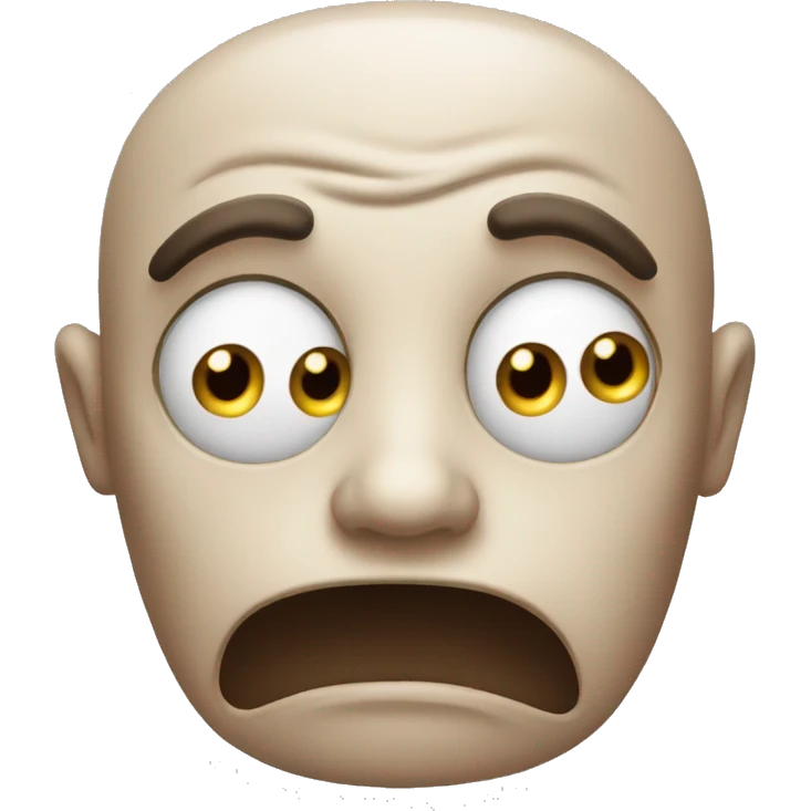 freaky face emoji