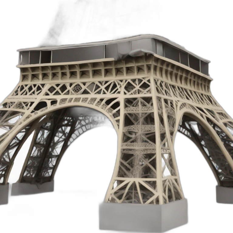 Tour eiffel personnifié emoji