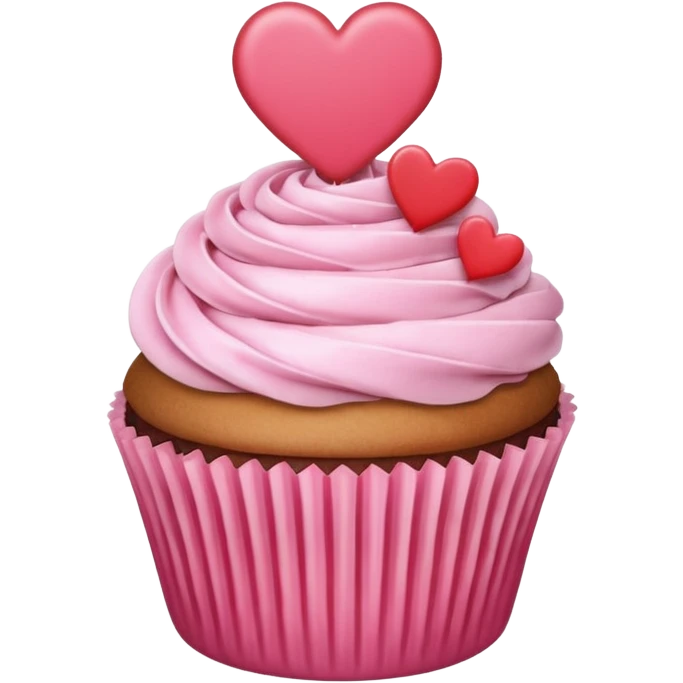 Happy Valentine’s Day cupcake emoji
