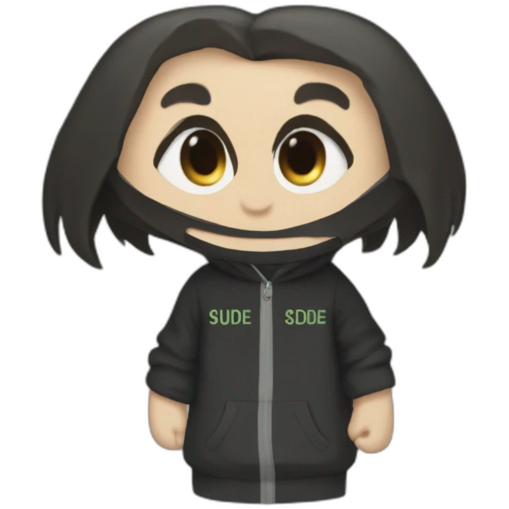 Severus Snape wears a sweatshirt that says "Sude" emoji