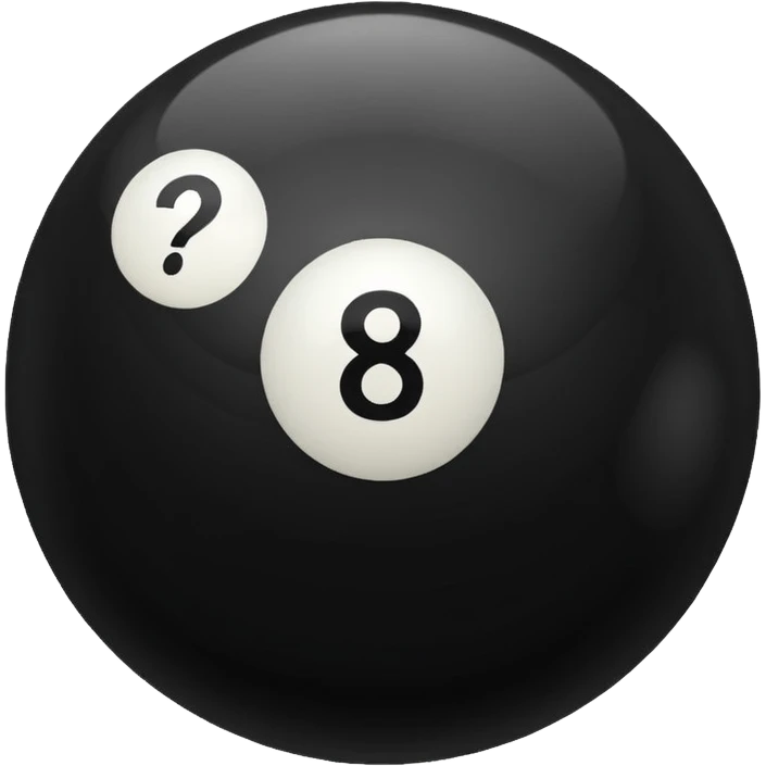 eight ball (billards) emoji