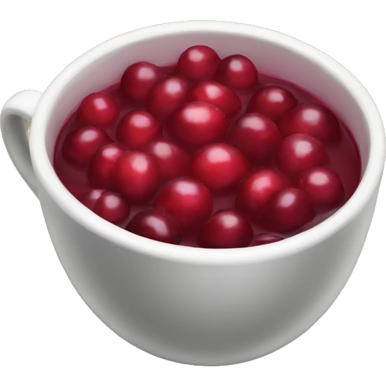 cranberry cup emoji