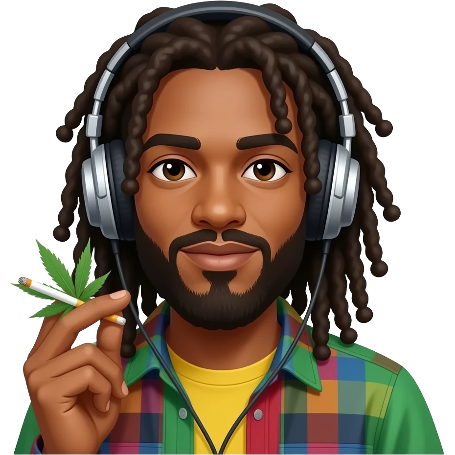 weed reggea emoji