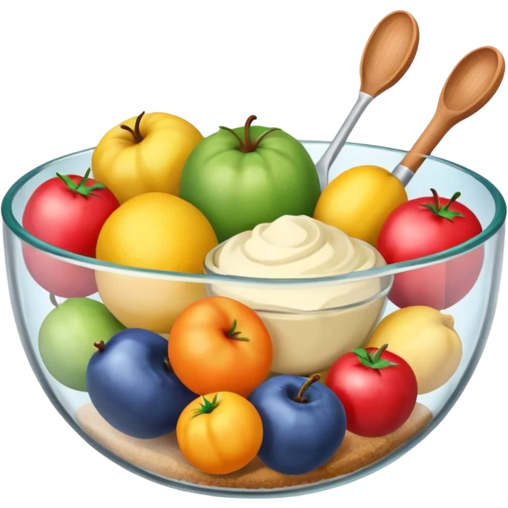 baking ingredients before preparation emoji