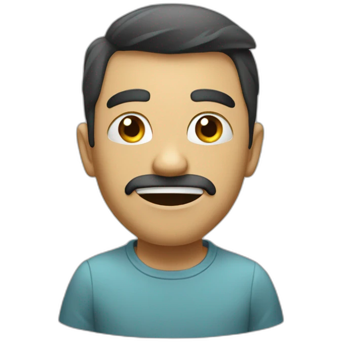 Regard méchant emoji