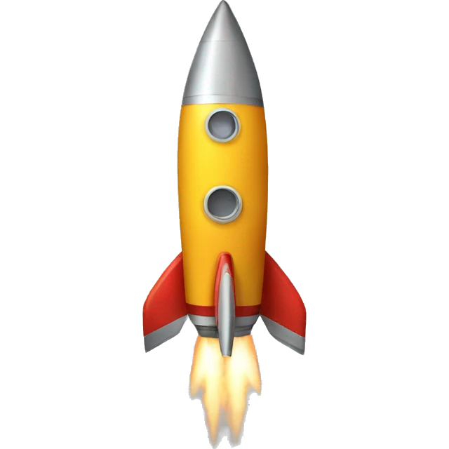 tired rocket emoji