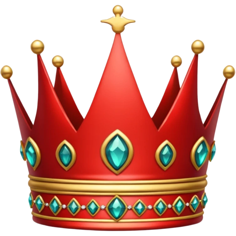 A red crown emoji