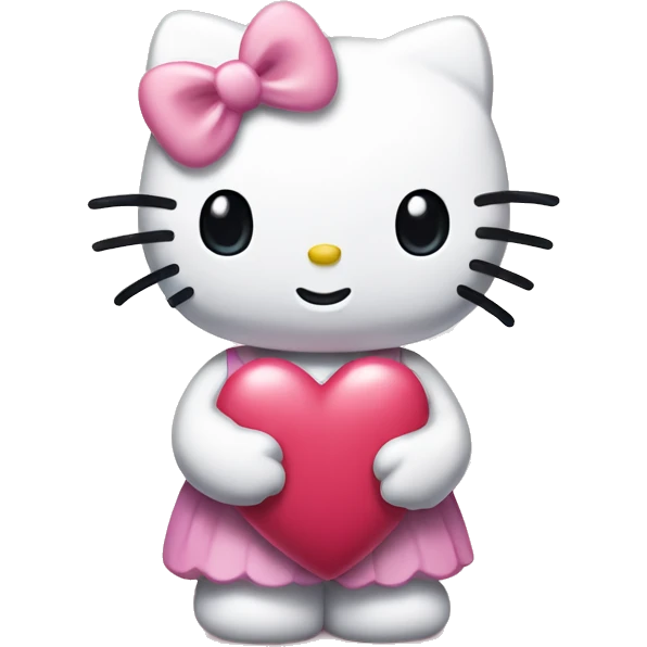 hello kitty with heart saying « Sofia » emoji