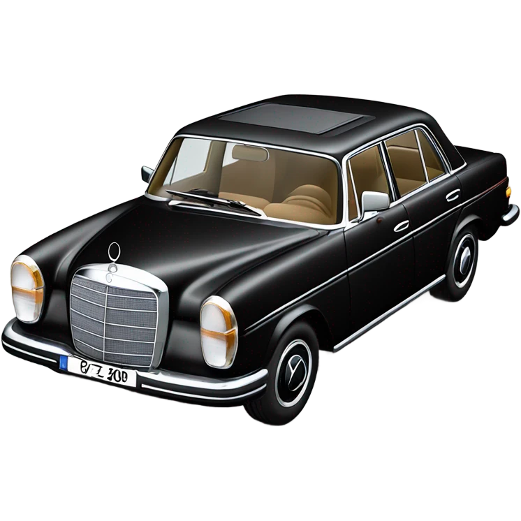 Mercedes-Benz 260D black emoji
