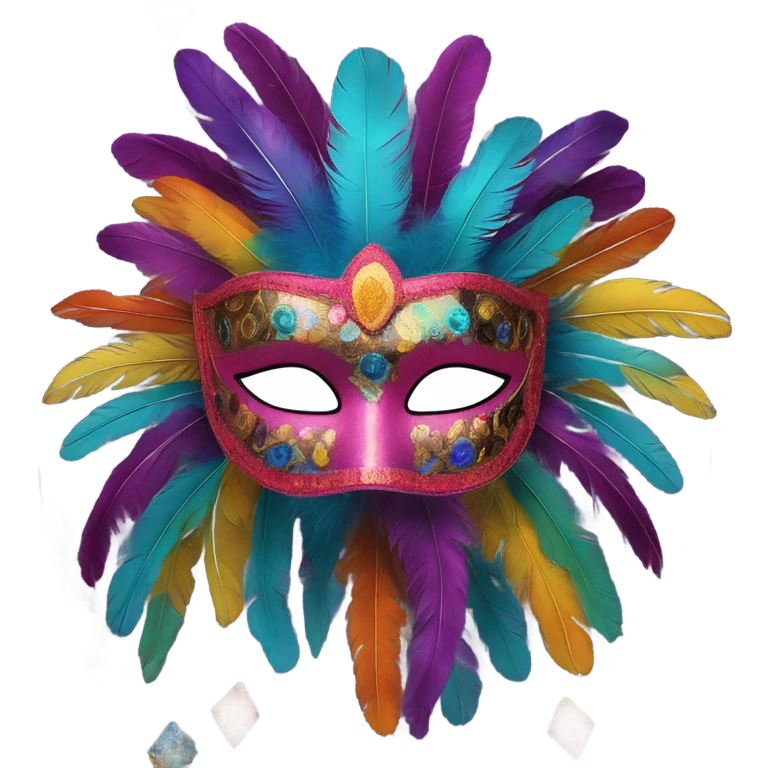 Masquerade mask emoji