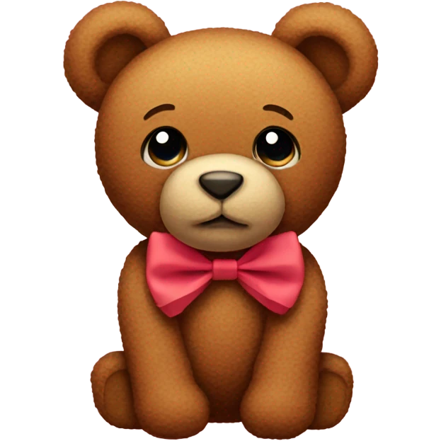 teddy with a bow emoji