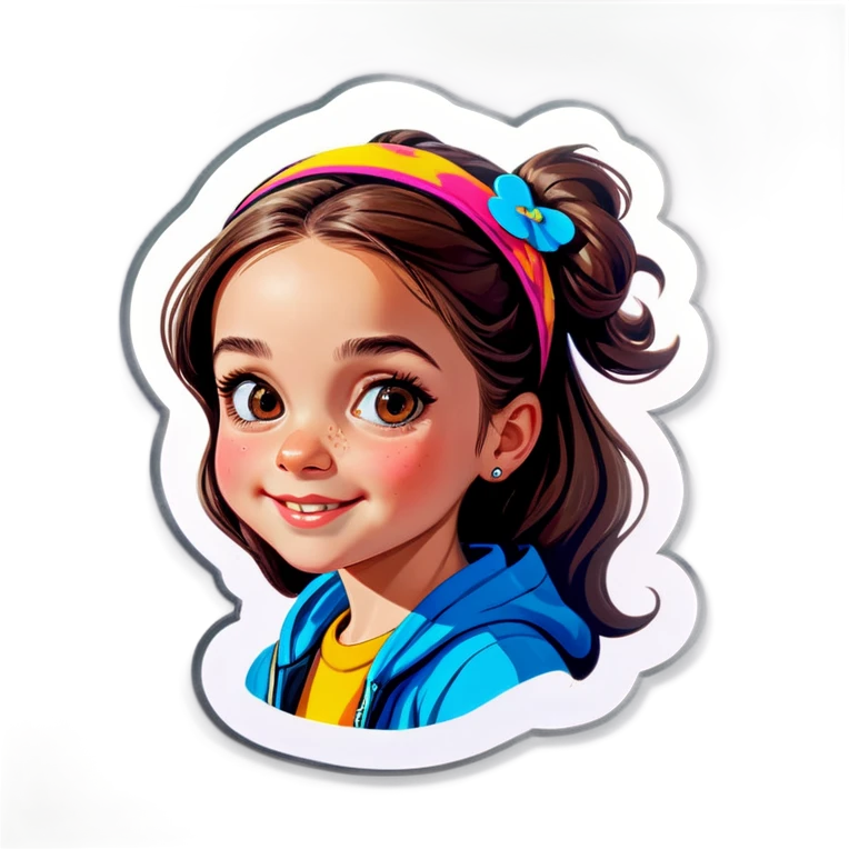 realistic portrait of girl emoji