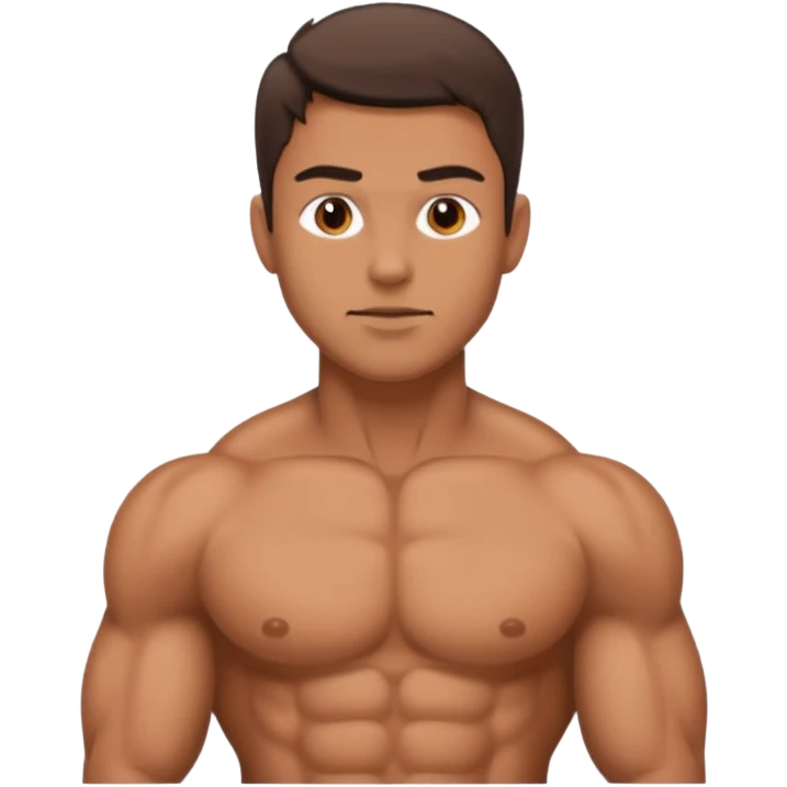 A man dull body naked naked emoji