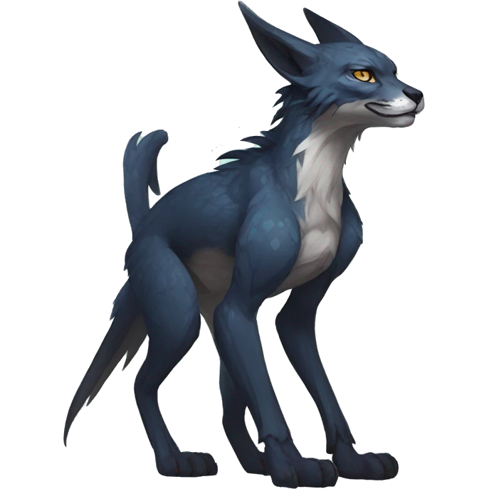 Cool Edgy Modern Vernid species by LiLaiRa full body emoji